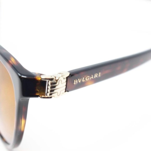 BVLGARI Brown Cat Eye Sunglasses